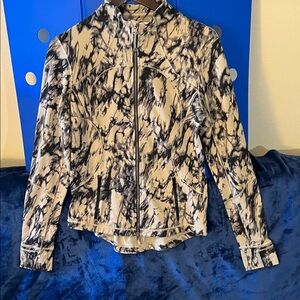 Lululemon Athletica Marble Pattern Full zip jacket